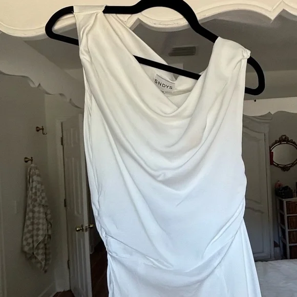 SNDYS. White Maxi Dress Bridal - Picture 3 of 6
